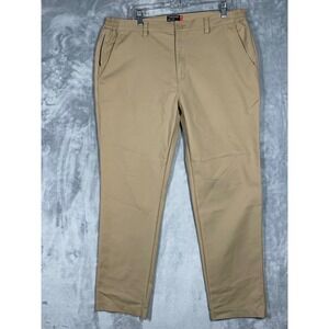 Thousand Miles All Day Chino Pants Tan Khaki Stretch Travel Commuter Mens XXL